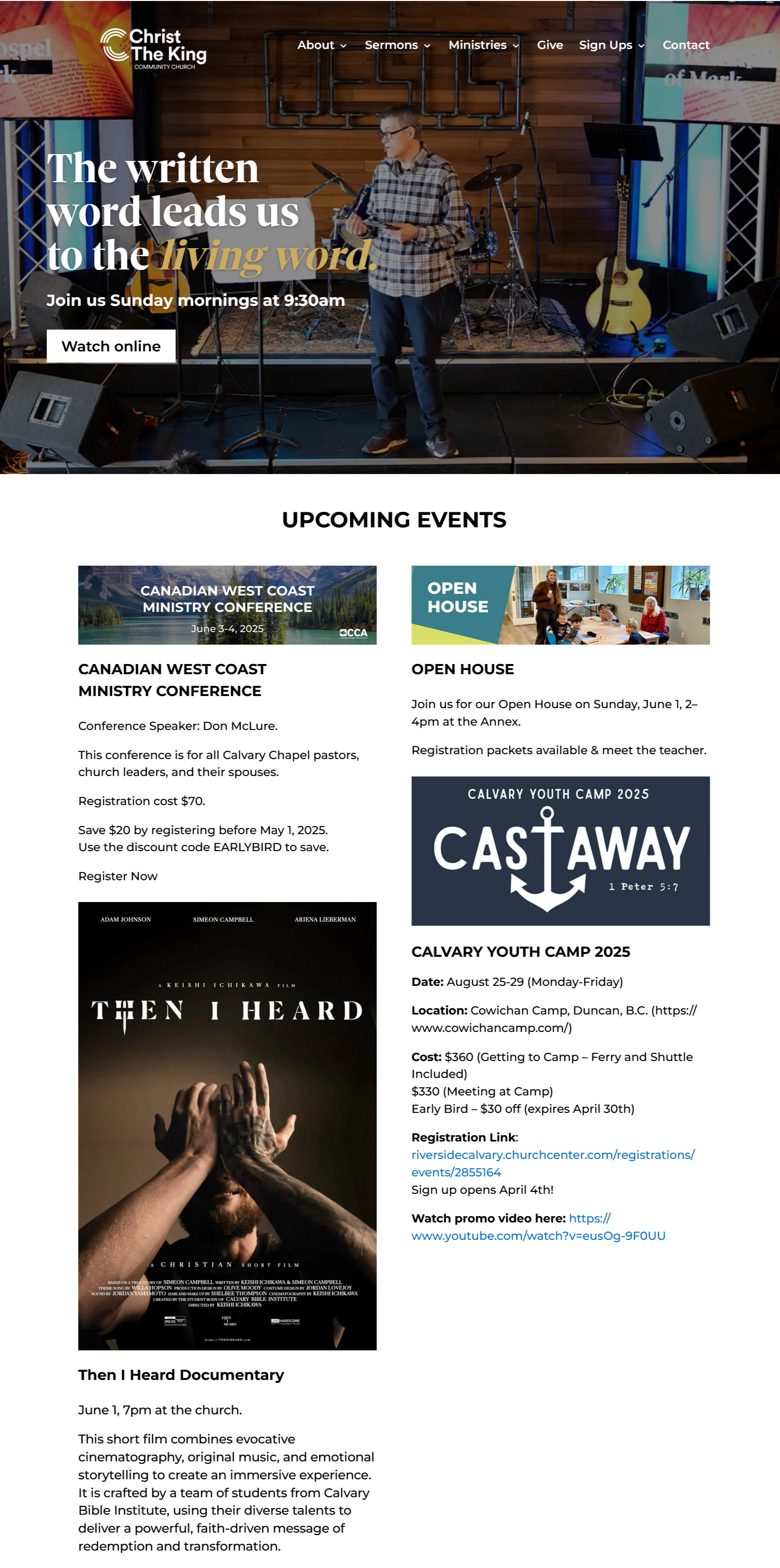 Movavi ScreenShot 111 - Christ The King Community Church - Gibsons B.C. - ctkgibsons.com