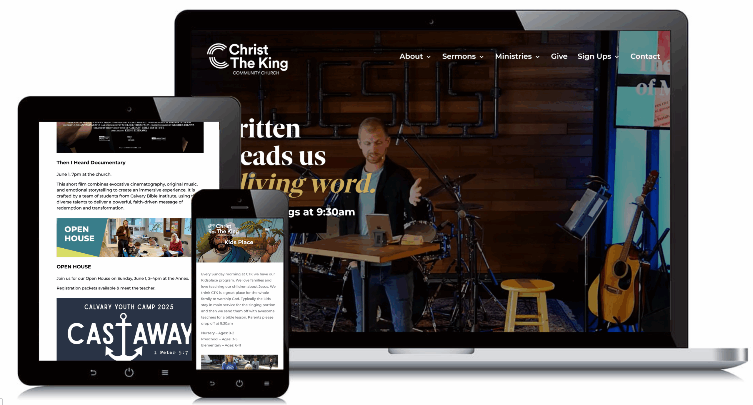 web site mock up ctk